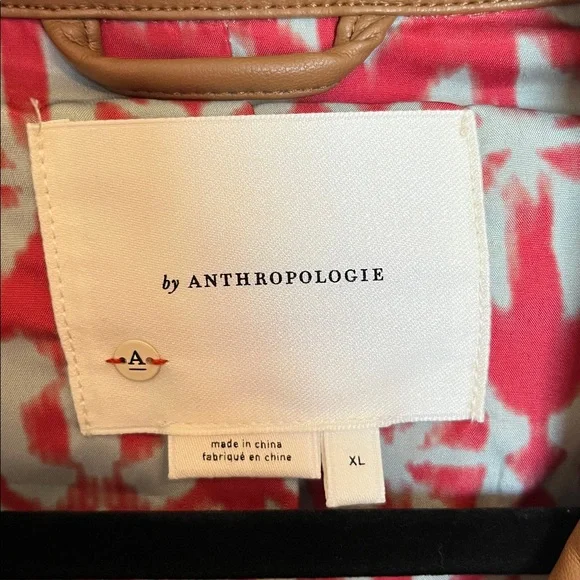 Anthropologie Faux Leather Jacket - Picture 6 of 12